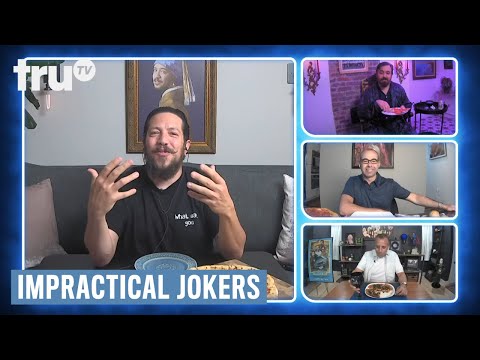Impractical Jokers: Dinner Party - Sal Was the Weirdest Pizza Delivery Guy (Clip) | truTV