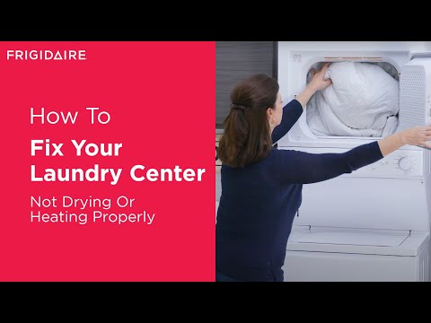 Troubleshooting Your Laundry Center Not Drying or Heating