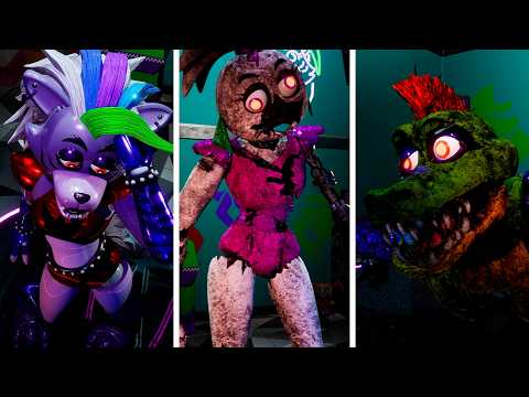 New Hyper-Realistic FNAF: Security Breach Retexture Mod (With All Boss Fights & Close Ups)