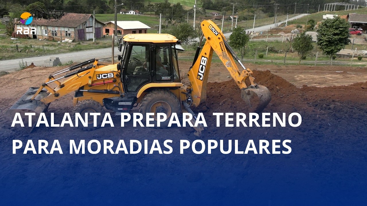 Atalanta prepara terreno para moradias populares 🏠