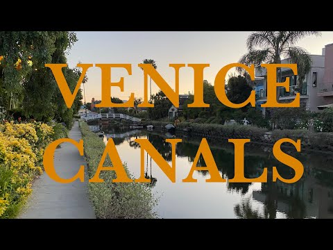 Venice Canals Drone flyover (HD)