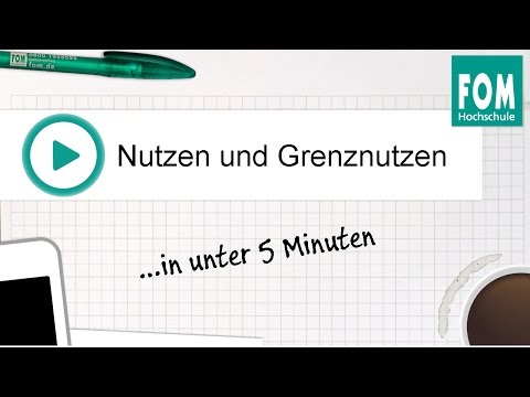Nutzen und Grenznutzen | Video Based Learning