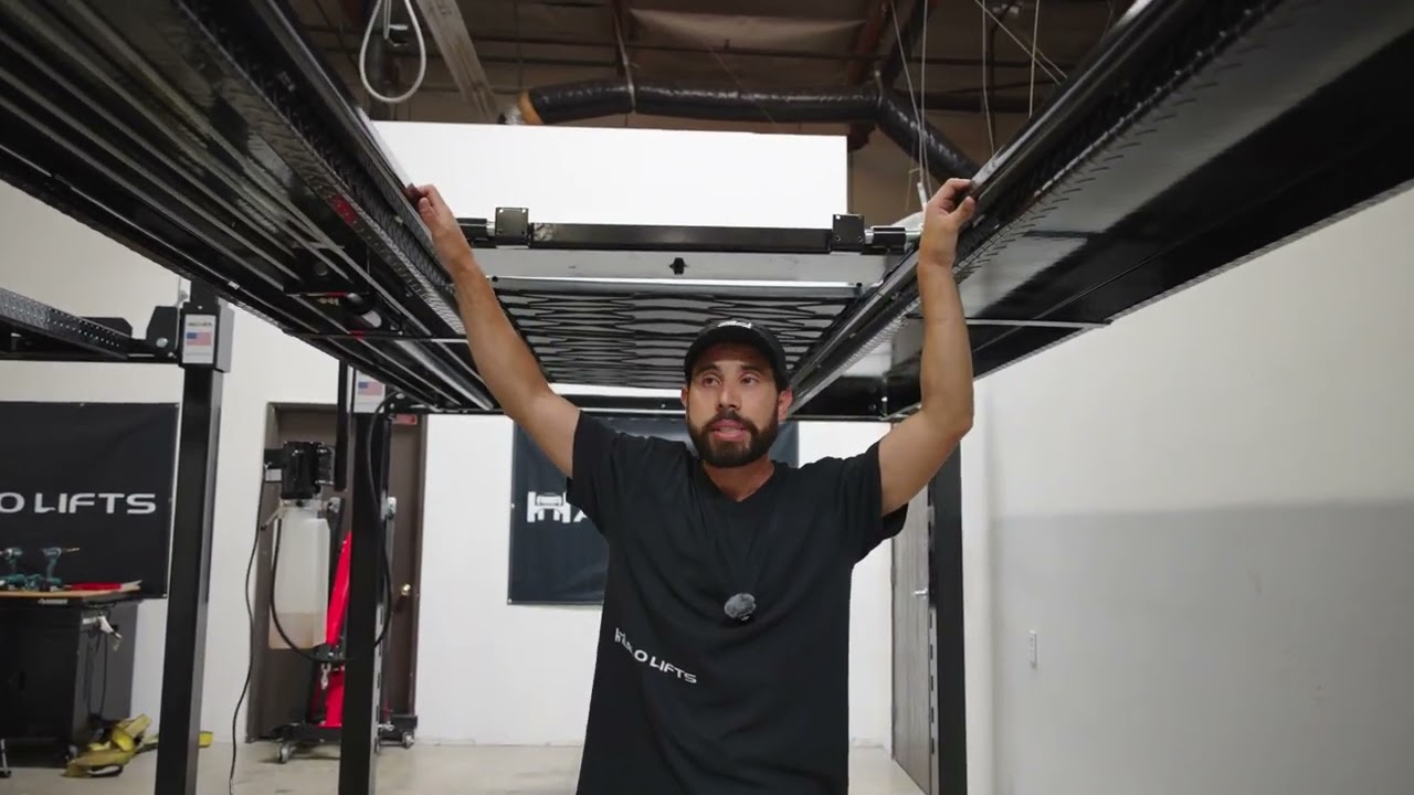 Halo Lifts Pro Model  4 Post Car Lift 9,000lbs HL9K-PRO & HL9k-PROXL Walk Through