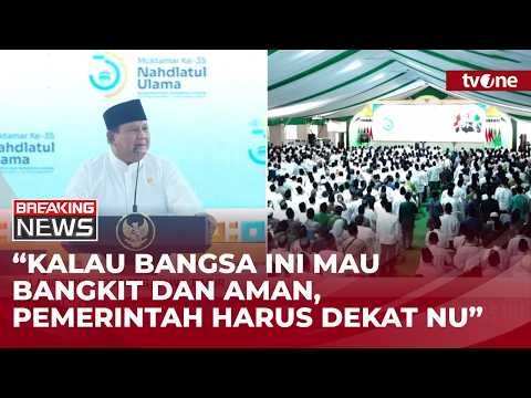 Presiden Prabowo: Tanpa Dukungan NU & Muhammadiyah, Tak Mungkin Saya jadi Mandataris Rakyat | tvOne