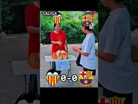 Match Result | Barca Destroyed Valencia And Kept Winning 🤣😂 #barcelona #realmadrid #psg #football