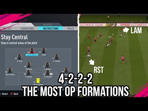FIFA 20 THIS IS WHY THE 4-2-2-2 THE BEST FORMATION ! Meta Formation Instructions & Tactics