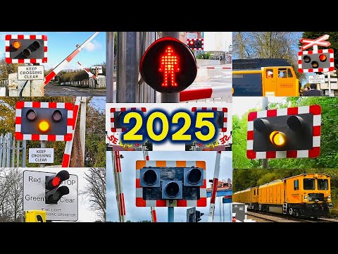 Level Crossings & Trains in 2025 - End of Year Compilation