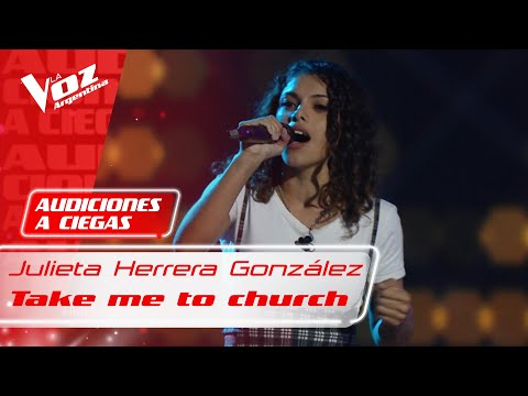 Julieta Herrera González – “Take me to church” – Audiciones a Ciegas – La Voz Argentina 2021