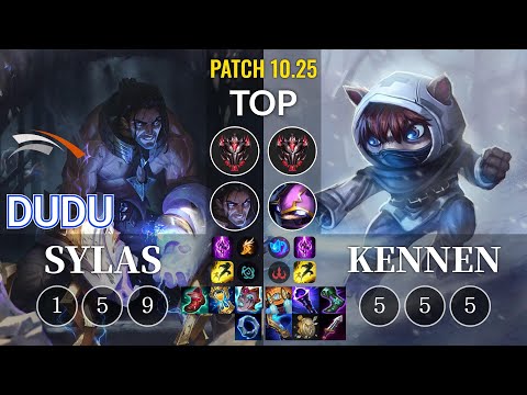 HLE DuDu Sylas vs Kennen Top - KR Patch 10.25