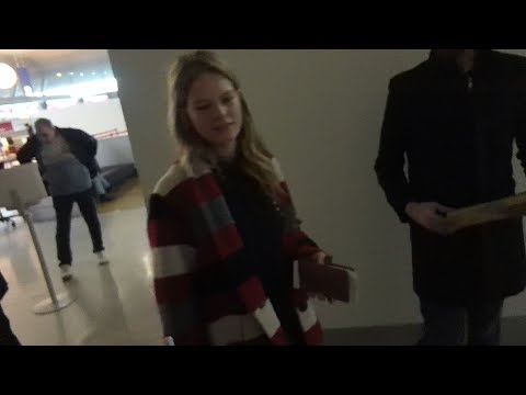 Anna Ewers signing autographs in Paris