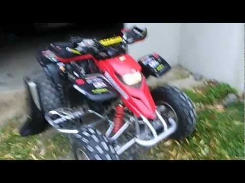 comment regler le ralenti d'un quad