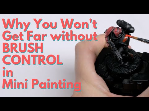 Crucial Brush Control Techniques for Miniature Painting