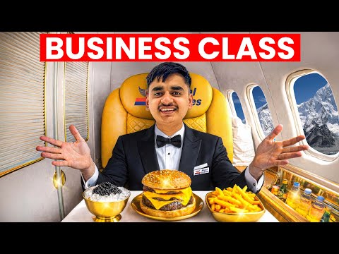 Japan to Nepal Flight Vlog | Business Class Luxury Review 😱