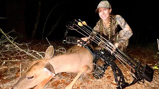 Hunting with a Bow & Arrow, 1st Deer of the Season!