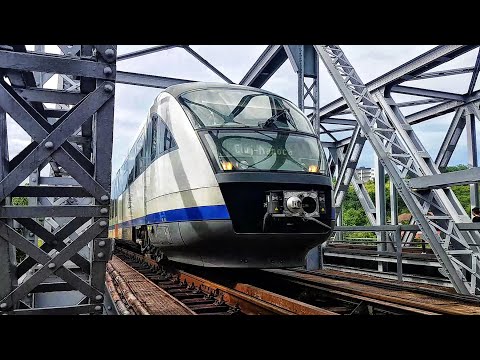 Trains across the bridge-Oradea-Crișul Repede River-16.06.2020