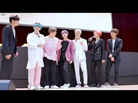 190421 BTS 알라딘 팬사인회 Fansign Q&A TIME with Eng Subtitle 4k