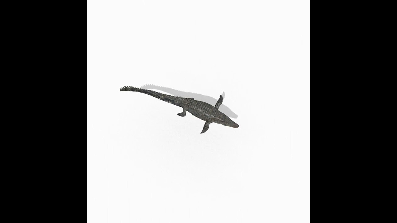 Mosassauro Rex - animado em 8K Modelo 3D