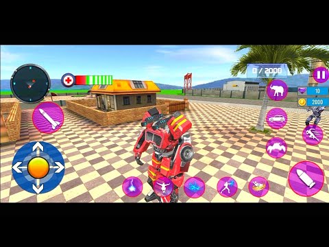 Spider Tank Robot Car Game - Elephant Robot Game - Android Gameplay