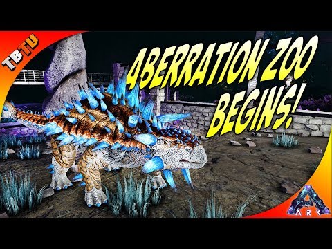 STARTING THE ABERRATION MUTATION ZOO! ABERRANT AKYLO ZOO ENCLOSURE! Ark Aberration Zoo