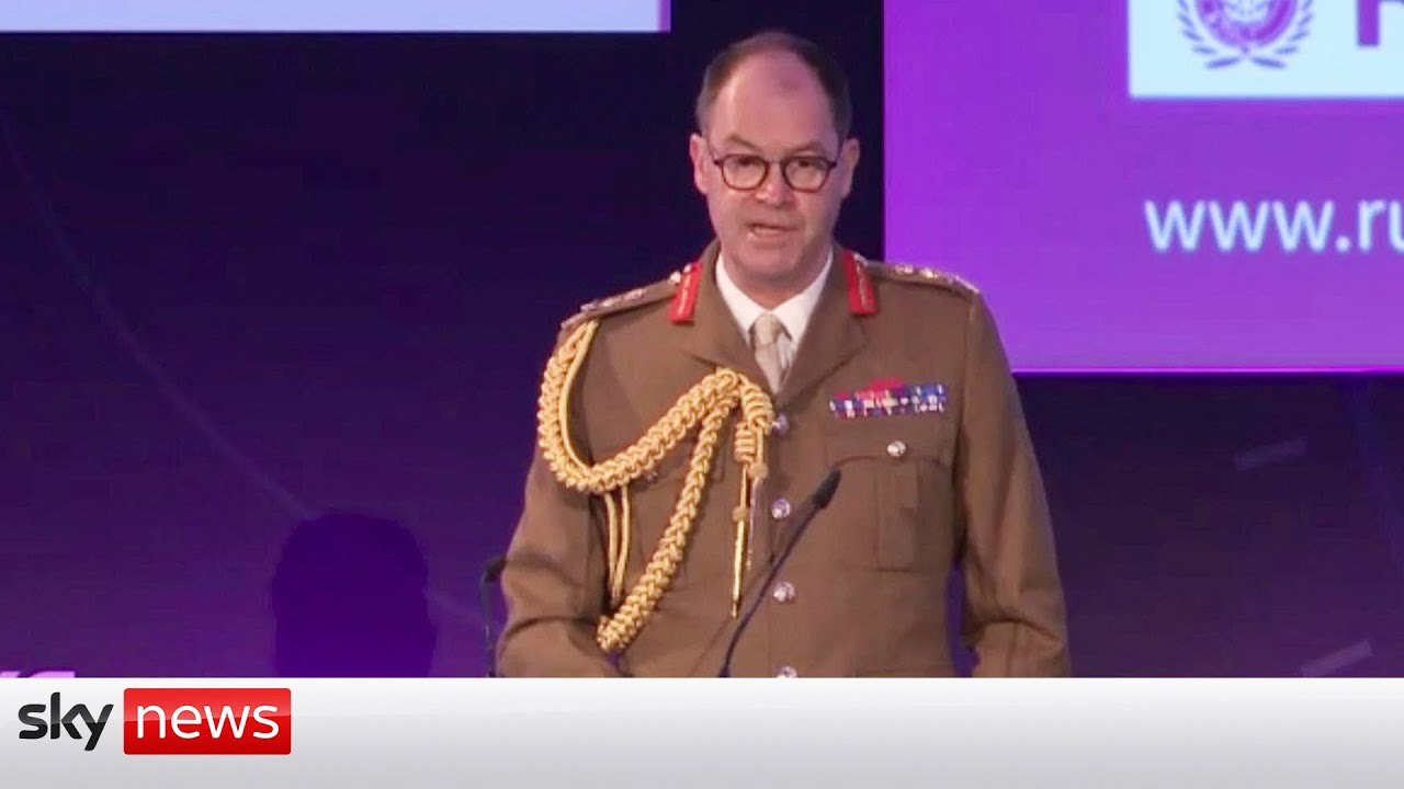 British Army Chief warns UK and allies facing '1937 moment'