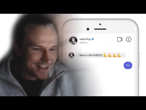 Kirdez saa kuulla mitä WILLIAM sanoo hänestä!😳