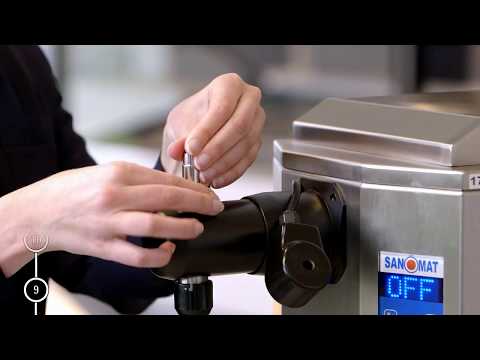 Sanomat slagroomautomaten - Demontage ankerhuis