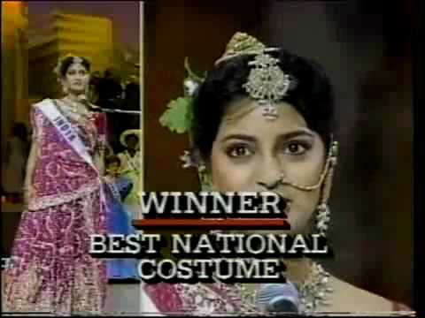 Juhi chawla @ Miss Universe 1984