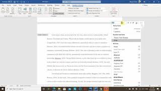 APA 7 in Microsoft Word: Page Numbers
