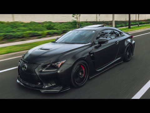 INSANE looking Lexus RCF! Fully murdered out!