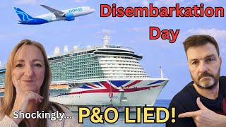 What to Expect on Disembarkation Day | P&O Arvia Experience That Didn’t Go to Plan