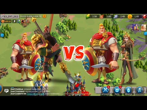 Guan Yu/Alexander vs Alexander/Aethelflead - Rise of Kingdoms RoK