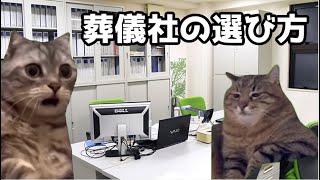 【猫ミーム】全国的に有名なアレとは？葬儀社にアルバイトとして勤めていたお話その71