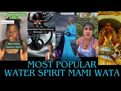 WATER SPIRITS ♡ MAMI WATA THE MOST POPULAR GODDESS OF THE SEA  MERMAID 🧜🏾‍♀️ ✨️  AFRICAN GOD/GODDESS