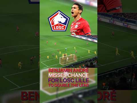 Benjamin André Misses Header for LOSC Lille!