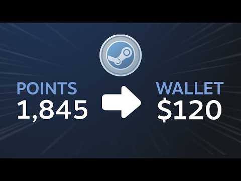 Turn Steam Points into Steam Games, Vouchers & Money