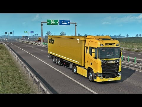 ETS2 1.36 - SCANIA S580 V8 - Trip: Timișoara - Craiova