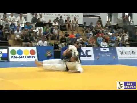 Judo 2013 European Men Tallinn: Sherrington (GBR) - Sarnacki (POL) [+100kg]
