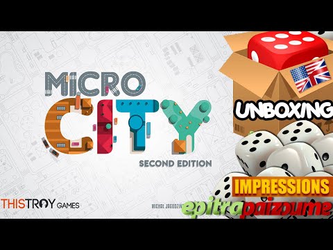 Micro City (Second Edition) - Unboxing & Impressions (EN) by Epitrapaizoume