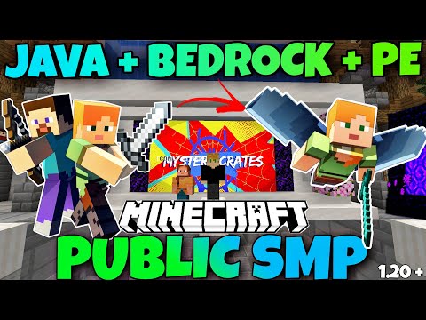 PraKSH19 GAMing - Minecraft SMP LIVE || PUBLIC SMP 24/7 JAVA + BEDROCK | FREE TO JOIN #live #smp