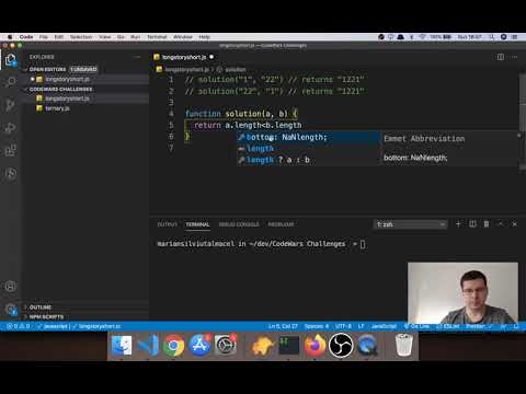 Coding Exam - Codewars Edition - The long and the short of it