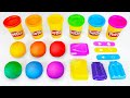 Create Learn Colors Fruits Shapes With Play Doh Ice Cream Preschool Toddler Learning Video