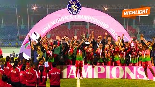 Nepal vs Bangladesh Womens || SAFF Final || Full Football Match Highlight || All Goals 2024/10/30
