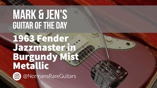 Video thumbnail for 1963 Fender Jazzmaster | Guitar of the Day by Normans Rare Guitars
