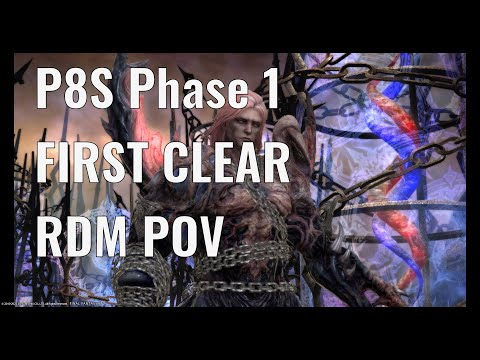 FFXIV[6.21] P8S Phase 1 First Clear - RDM PoV