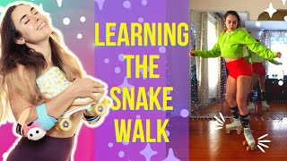 Learning How to Snake Walk on Skates in 2 days Roller Skate | Roller Skating Vlog Day 31, 32 & 33