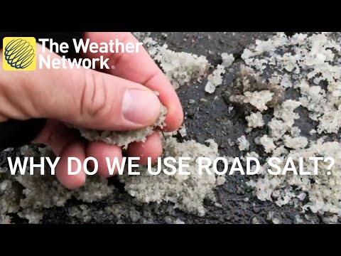 Why do we use road salt to melt snow and ice?