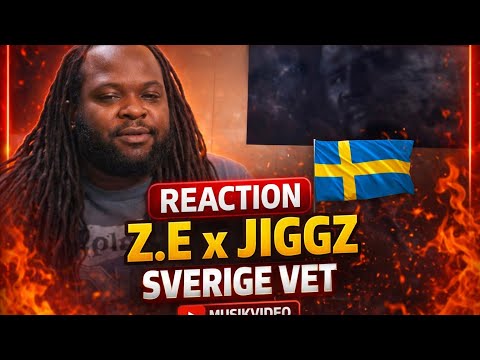 Z.E x JIGGZ - SVERIGE VET (OFFICELL MUSIKVIDEO) | Swedish Reaction with DJKiy