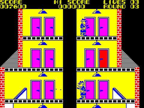 ZX Spectrum Longplay [217] Elevator Action (EU)