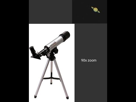 Land & sky telescope 90 x optical glass & metal tube refacto...