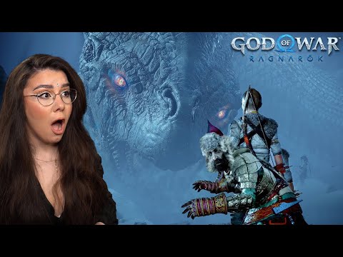 Atreus Calls World Serpent Reaction (Jörmungandr) - God of War Ragnarok